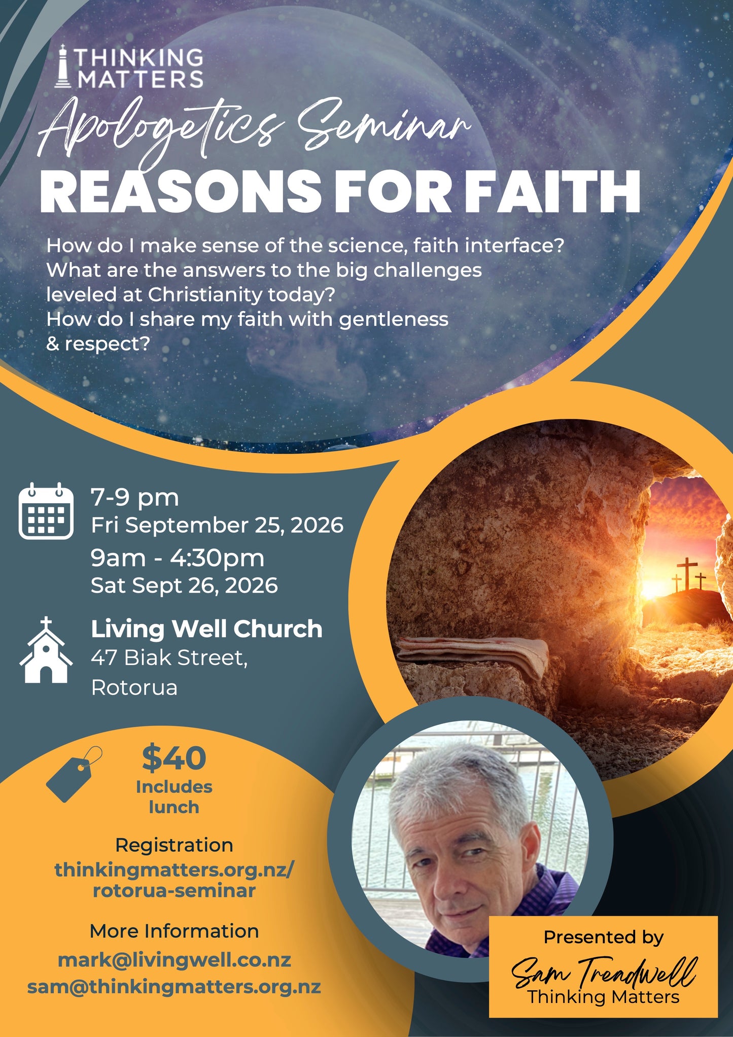 Reasons for Faith Seminar | Rotorua